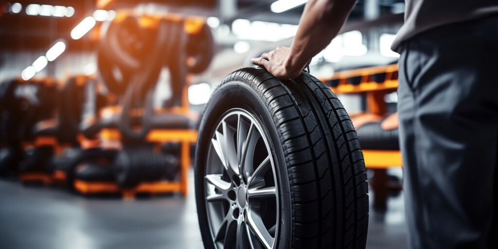 Professional installing automotive components showcasing need for Syspro automotive manufacturing solutions and precision quality control